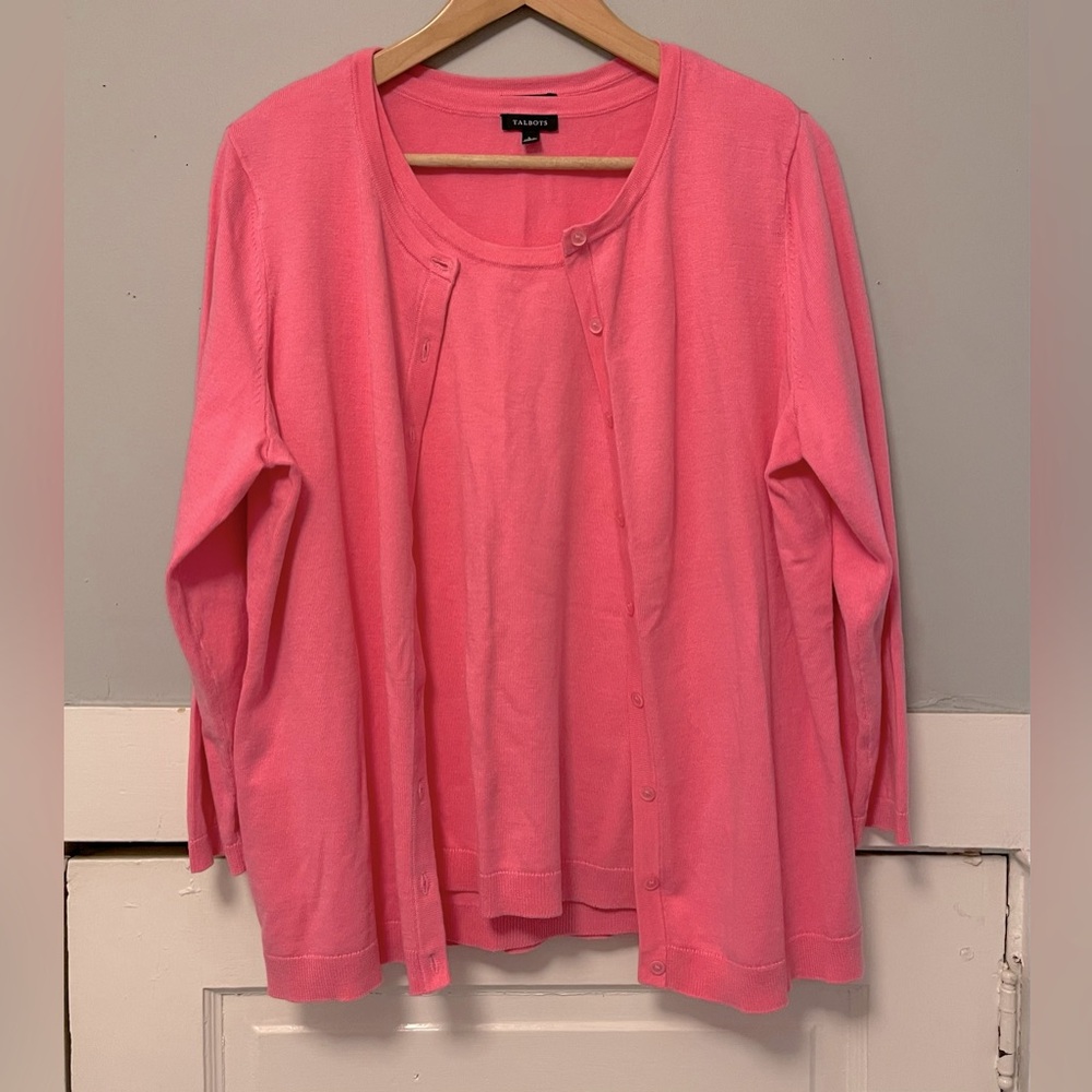 Tank & Cardigan Sweater Set